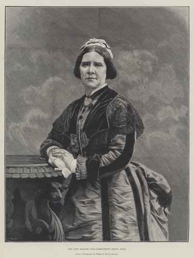 Edesmennyt Madame Lind-Goldschmidt, Jenny Lind (kaiverrus) tekijältä English School
