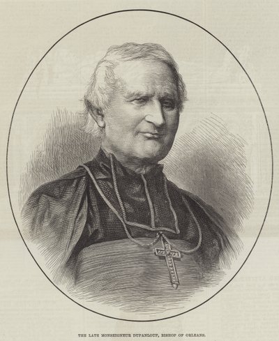 Edesmennyt Monseigneur Dupanloup, Orleansin piispa (kaiverrus) tekijältä English School