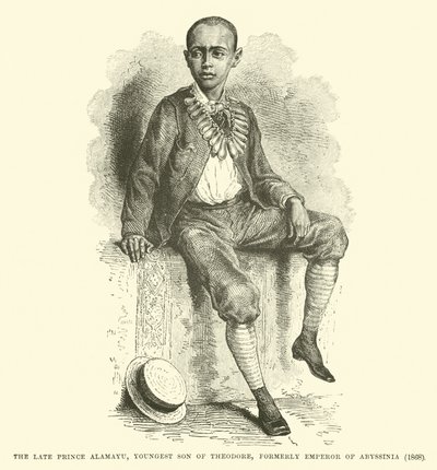Edesmennyt prinssi Alamayu, Theodoren, entisen Abessinian keisarin, nuorin poika, 1868 tekijältä English School