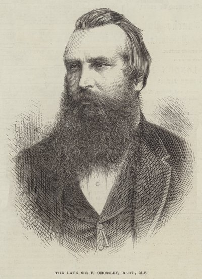 Edesmennyt Sir F Crossley, Baronet, kansanedustaja (kaiverrus) tekijältä English School