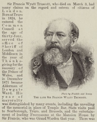 Edesmennyt Sir Francis Wyatt Truscott (kaiverrus) tekijältä English School