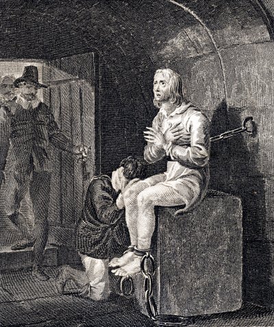 Winchesterin arkkidiakoni John Philpotin marttyyrikuolema. tekijältä English School