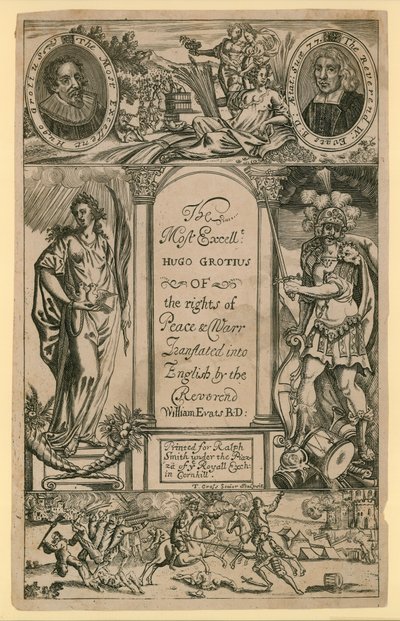 Rauhan ja sodan oikeuden loistavin Hugo Grotius tekijältä English School
