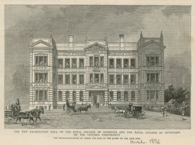Royal College of Surgeonsin ja Royal College of Physiciansin uusi tutkimussali tekijältä English School