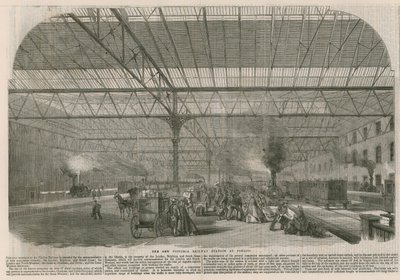 Uusi Victorian rautatieasema Pimlicossa, Lontoossa tekijältä English School