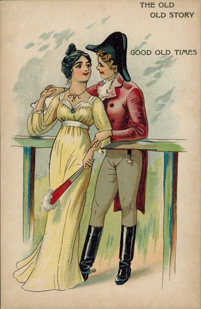 Vanha vanha tarina, rakkaus Regency aikoina (chromolitho) tekijältä English School