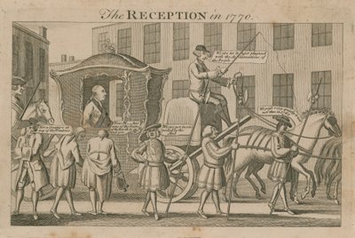 Vastaanotto vuonna 1770 tekijältä English School