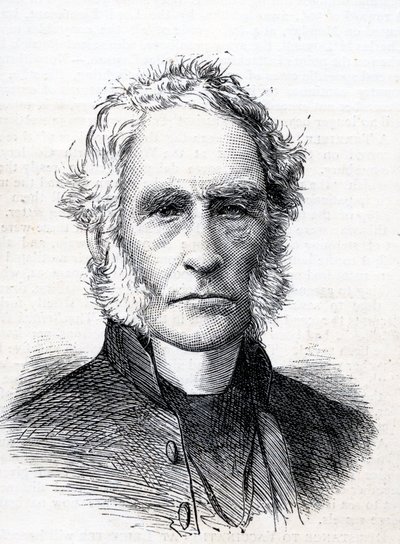 Oikea pastori Alfred Ollivant (1798-1882) Kuvitus Graphicista 13. tammikuuta 1883 tekijältä English School