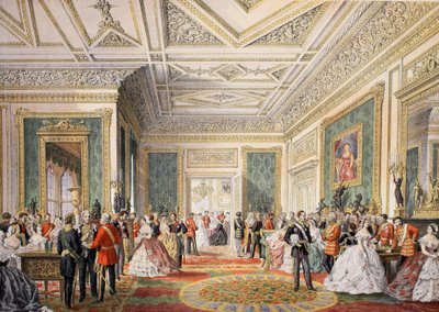 Avioliittotodistuskirjan allekirjoitus, A Memorial of the Marriage of Edward VII ja Alexandra of Denmark, pub. 1864 tekijältä English School