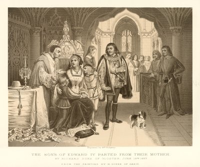 Edward IV:n pojat erosivat äidistään tekijältä English School