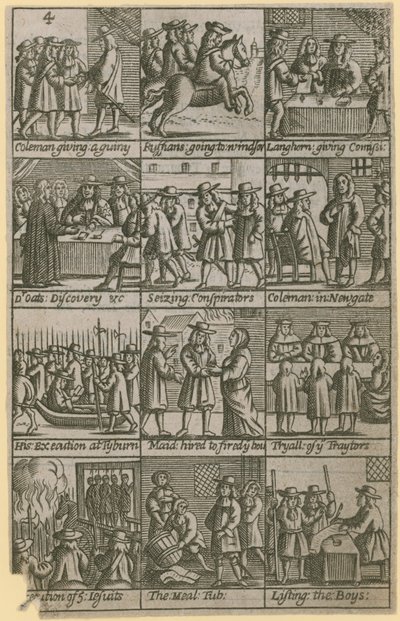 Tarina Edward Colemanista, jota tuomittiin maanpetoksesta 27. marraskuuta 1678 tekijältä English School