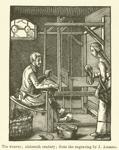 Kutoja, 1500-luku, J Ammanin kaiverruksesta (kaiverrus) tekijältä English School