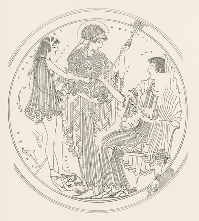Theseus ja Amphitrite (kaiverrus) tekijältä English School