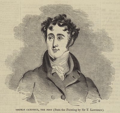 Thomas Campbell, runoilija (kaiverrus) tekijältä English School