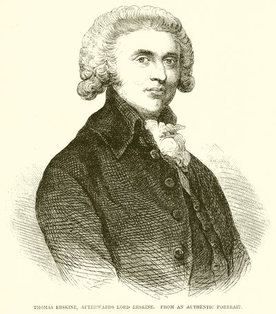 Thomas Erskine, jälkeenpäin Lord Erskine tekijältä English School
