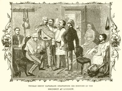 Thomas Henry Kavanagh viimeistelee naamiointiaan Lucknow