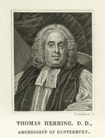 Thomas Herring, Canterburyn arkkipiispa (kaiverrus) tekijältä English School