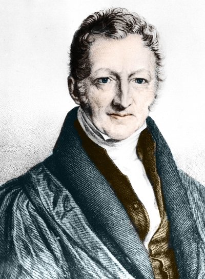 Thomas Robert Malthus (värikaiverrus) tekijältä English School