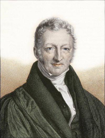 Thomas Robert Malthus (värikaiverrus) tekijältä English School