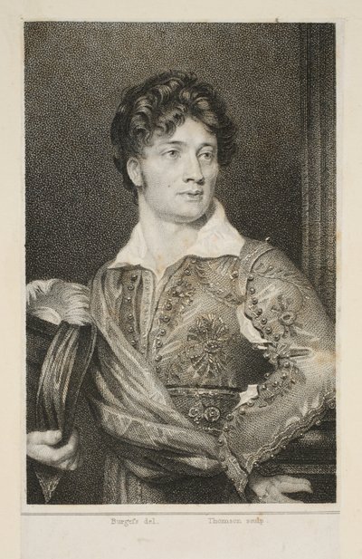 Thomas Simpson Cooke Don Carlosina Linleyn The Duenna-pubissa. 1818 (pistekaiverrus) tekijältä English School