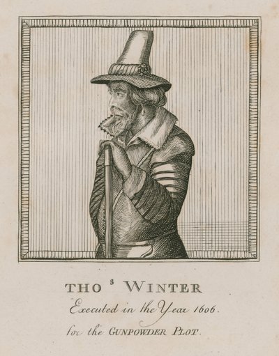 Thomas Winter, teloitettiin vuonna 1606 ruutijuonista tekijältä English School