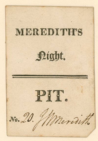 Lippu Drury Lane Theatre, Lontoo: Merediths Night tekijältä English School