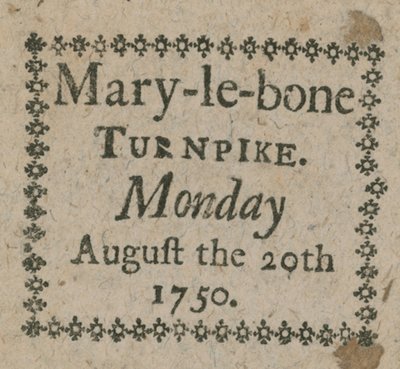 Lippu Mary-le-Bone Turnpikeen tekijältä English School