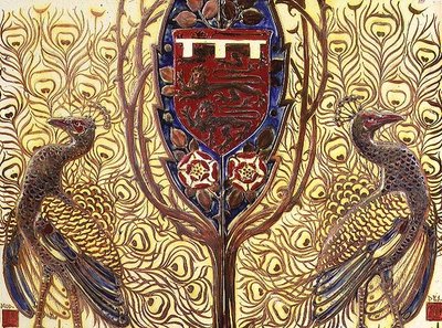 Tile, Pilkington Royal Lancastrian Pottery, perustettu 1892 (keraaminen) tekijältä English School
