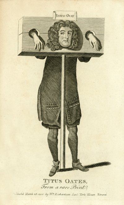 Titus Oates, pilleri tekijältä English School