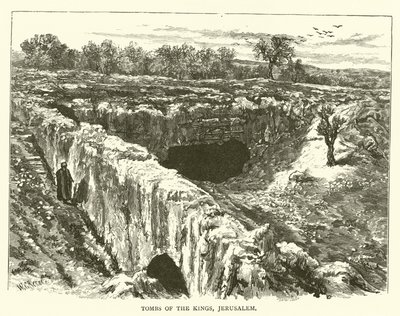 Tombes dels Reis, Jerusalem (gravat)finès tekijältä English School