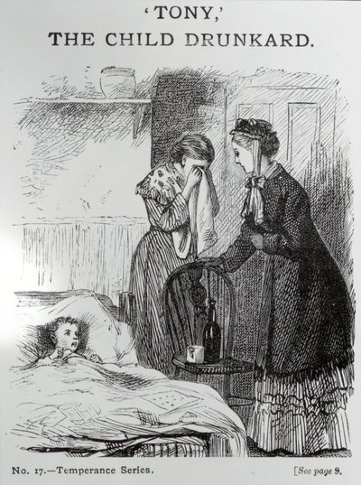 Tony, juoppolapsi, n. 1860 tekijältä English School