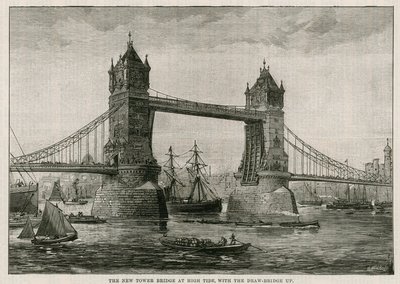 Tower Bridge High Tide, laskusilta ylhäällä tekijältä English School