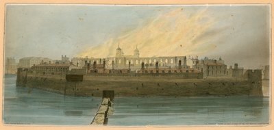 Tower of London Fire, 1841 tekijältä English School