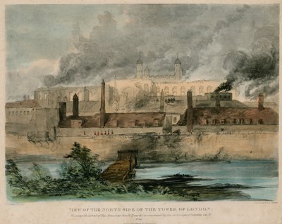 Tower of London Fire, 1841 tekijältä English School
