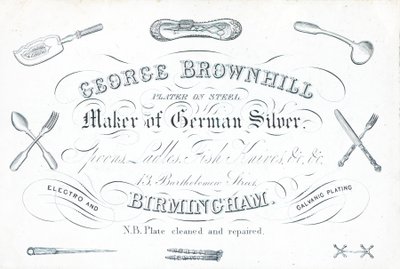 Kauppakortti, George Brownhill tekijältä English School