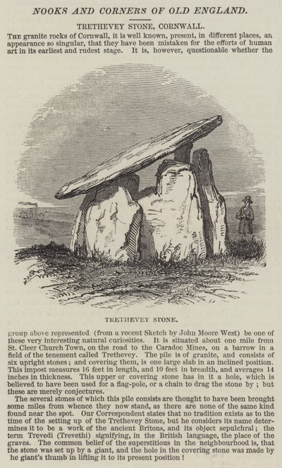Trethevey Stone, Cornwall (kaiverrus) tekijältä English School