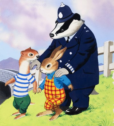 Tufty ja poliisi mäyrä tekijältä English School