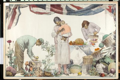 Nimetön, sarjasta "Service of Empire" (väri litho) tekijältä English School