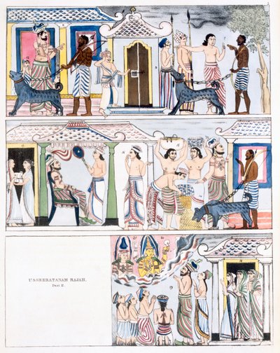 Usseeratanam Rajah, osa I, Edward Uphamin kirjasta The History and Doctrine of Buddhism, 1829 (katso myös 414250) tekijältä English School