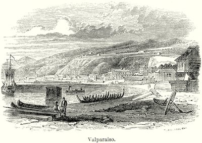 Valparaiso (engraving) tekijältä English School
