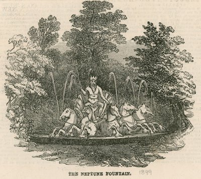 Vauxhall Gardens, Lontoo: Neptunus-suihkulähde tekijältä English School
