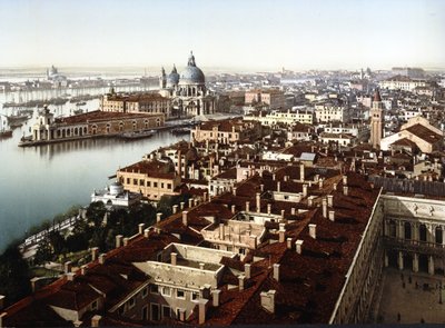 Veduta dal Campanile, Venetsia (käsin värjätty valokuva) tekijältä English School