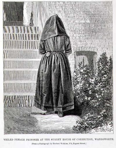 Hunnutettu naisvanki Surrey House of Correctionissa Wandsworthissa Henry Mayhew