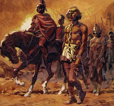 Vercingetorix puki ylleen hienoimman panssarinsa ja antautui tekijältä English School