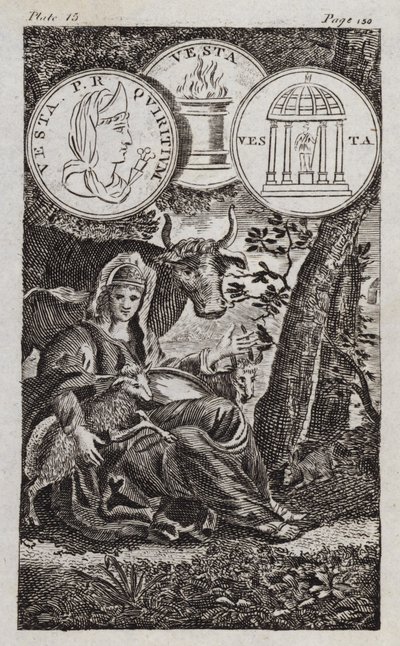 Vesta (engraving) tekijältä English School