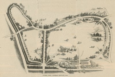 Victoria Park, Yleinen lintuperspektiivinäkymä tekijältä English School