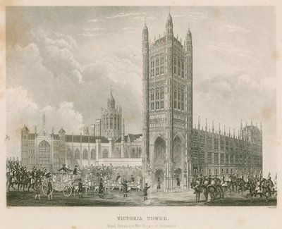 Victoria Tower, Westminsterin palatsi, Lontoo tekijältä English School