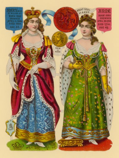 Viktoriaaninen romu: Queen Mary, Queen Anne tekijältä English School