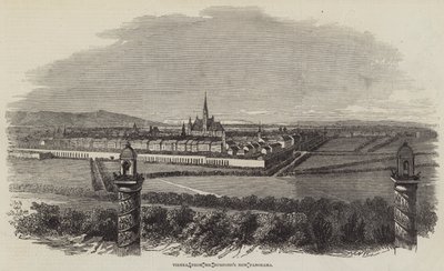 Wien, herra Burfordin uudesta panoraamasta (kaiverrus) tekijältä English School