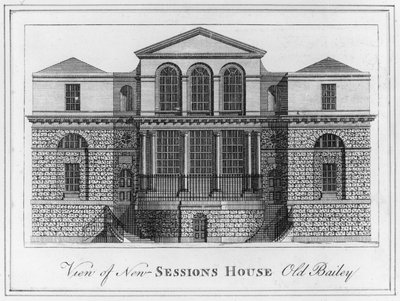 Näkymä New Sessions House Old Baileysta tekijältä English School